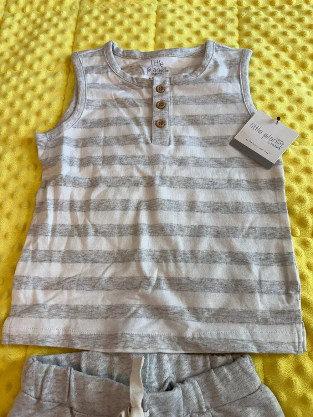 NEW with tags, Organic cotton 2-piece play set, size 5T